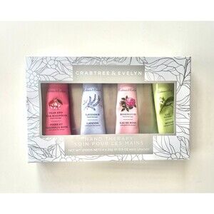 Crabtree & Evelyn Hand Therapy Set Pear Pink Magnolia Lavender Rosewater Lily